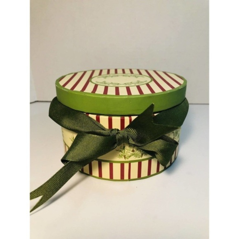 Two's Company Vases Set 3 Miniature Christmas Glass Hand-Painted Holiday